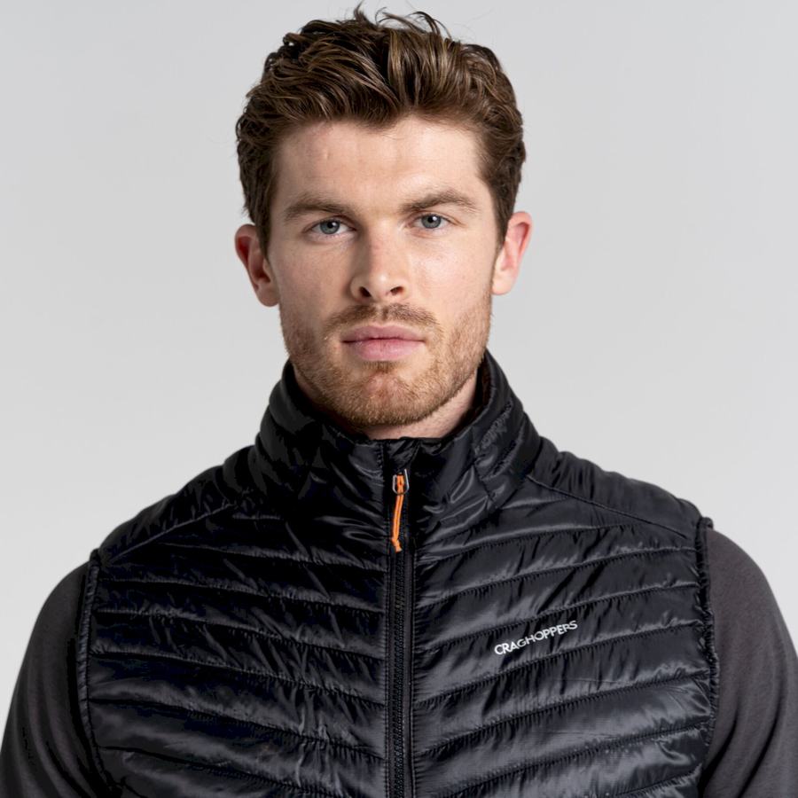 Craghoppers ExpoLite Insulated Vest Men's Gilets Black | OKG1001AG