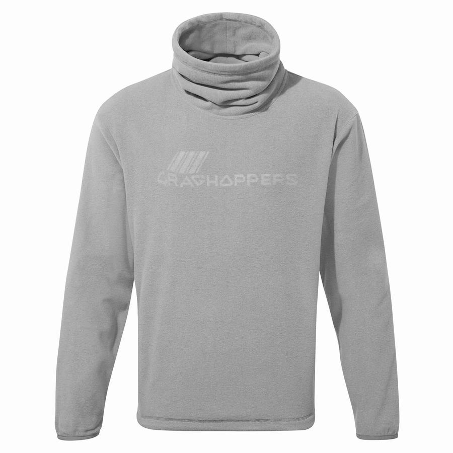 Craghoppers Frey Overhead Men\'s Sweatshirts Grey | AEZ1121KL