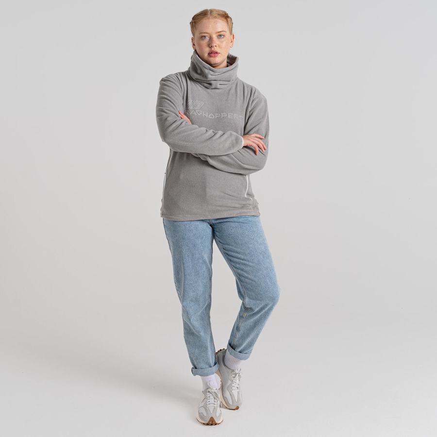 Craghoppers Frey Overhead Women's Sweatshirts Grey | FUA8565ZB