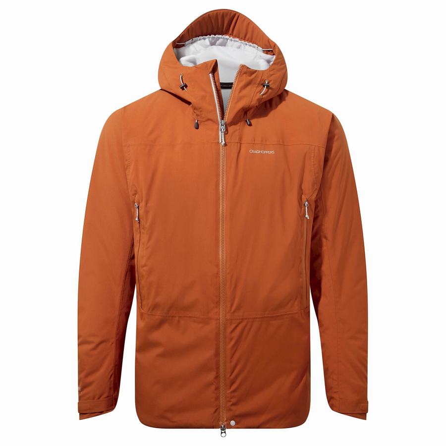 Craghoppers Gryffin Thermic Men\'s Jackets Orange | PQZ4934OB