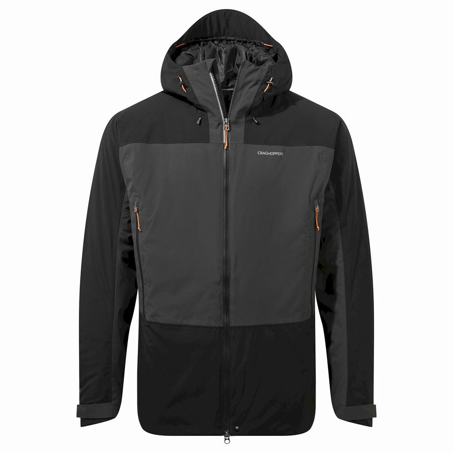 Craghoppers Gryffin Thermic Men\'s Jackets Black | ZQQ895DX