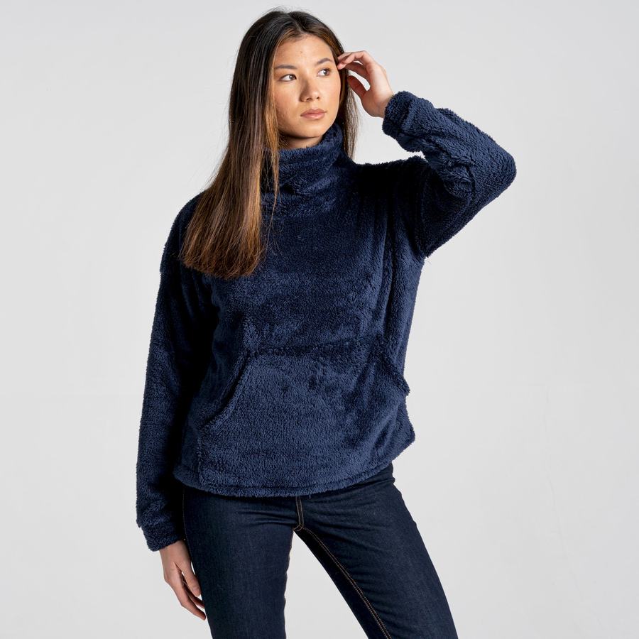 Craghoppers Inessa Overhead Women's Sweatshirts Blue Navy | MUN1138QT