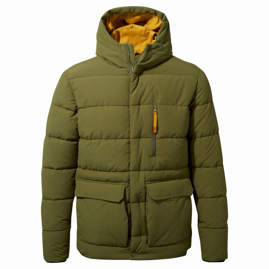 Craghoppers Insulated Cromarty Men\'s Jackets Green | EDZ5980NI