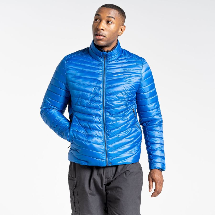 Craghoppers Insulated ExpoLite Men's Jackets Blue | UCE575GV