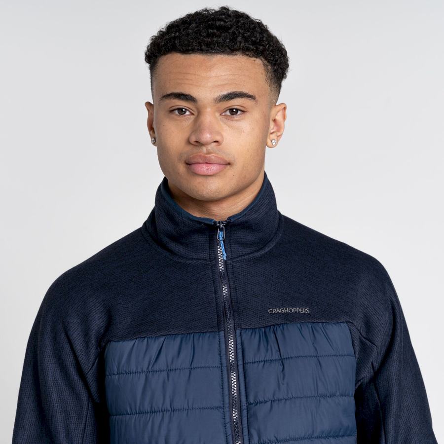 Craghoppers Kennett Hybrid Men's Jackets Blue Navy | YWO5438WP