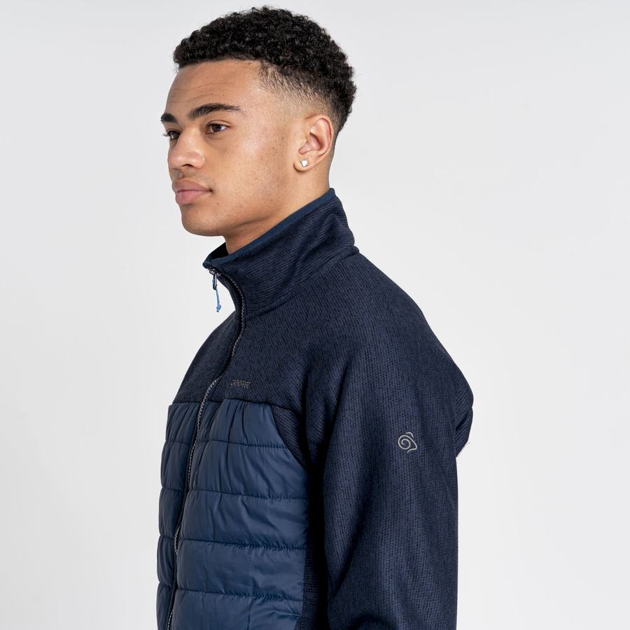 Craghoppers Kennett Hybrid Men's Jackets Blue Navy | YWO5438WP