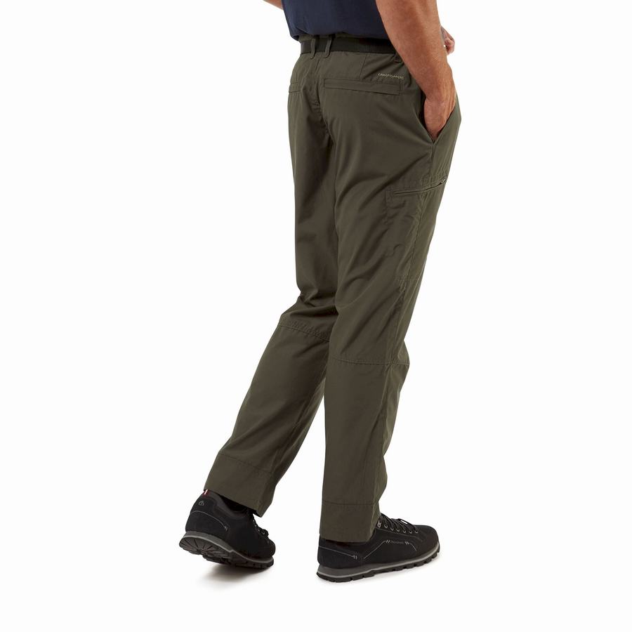 Craghoppers Kiwi Boulder Men's Trousers Dark Green | OMO4582ZC