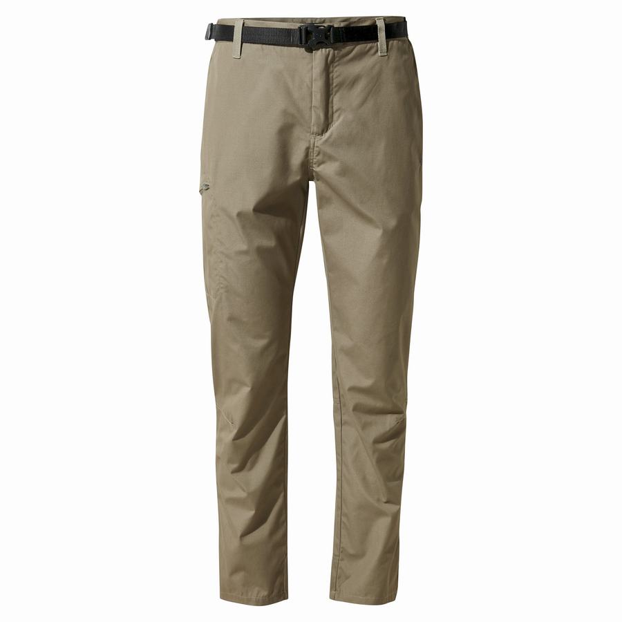 Craghoppers Kiwi Boulder Slim Men's Trousers Khaki | GJU433JD