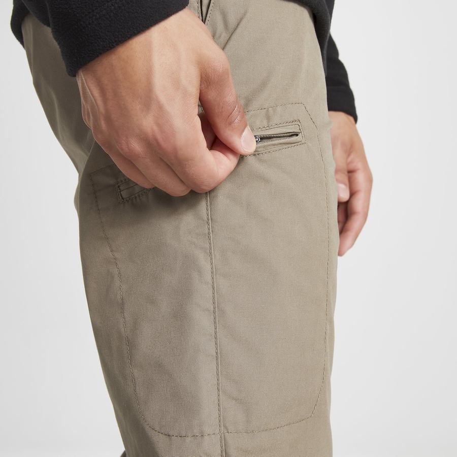 Craghoppers Kiwi Boulder Slim Men's Trousers Khaki | GJU433JD