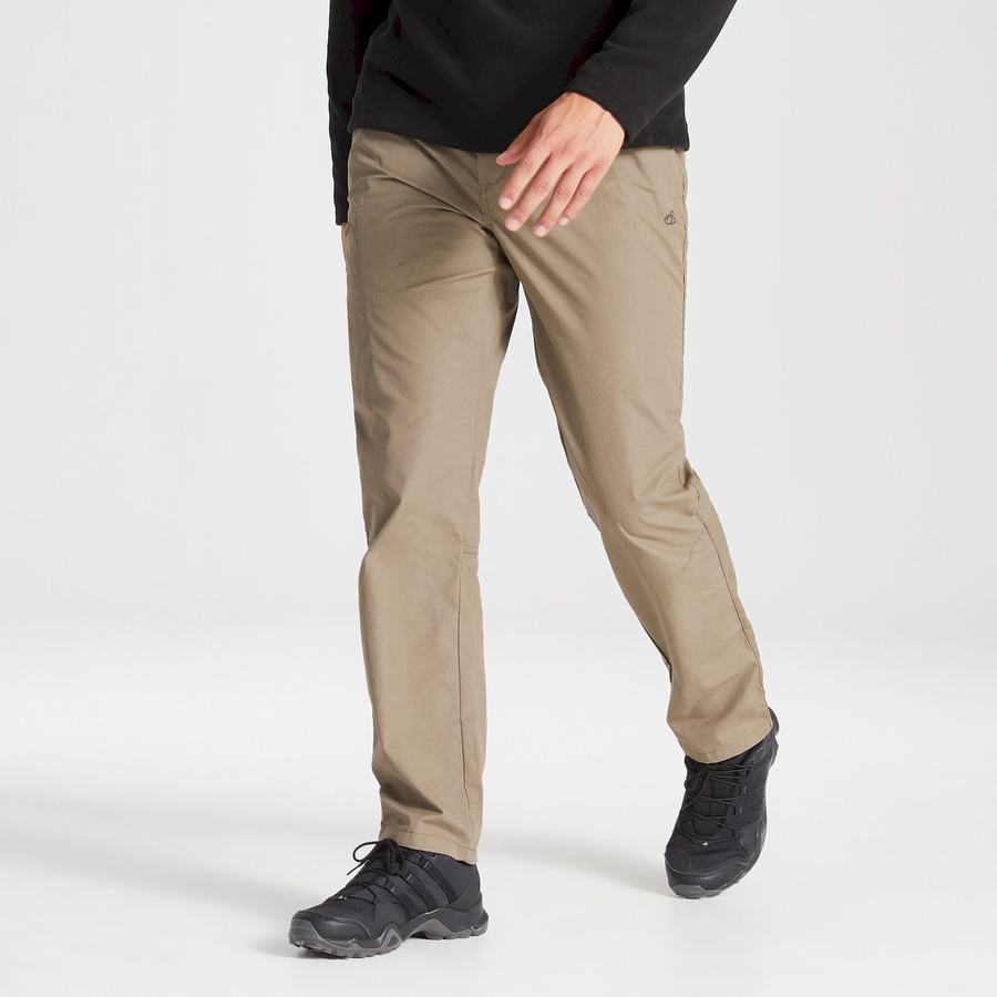 Craghoppers Kiwi Boulder Slim Men's Trousers Khaki | GJU433JD