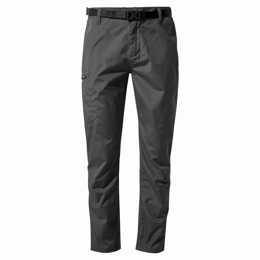 Craghoppers Kiwi Boulder Slim Men's Trousers Black | ZCI4471ON