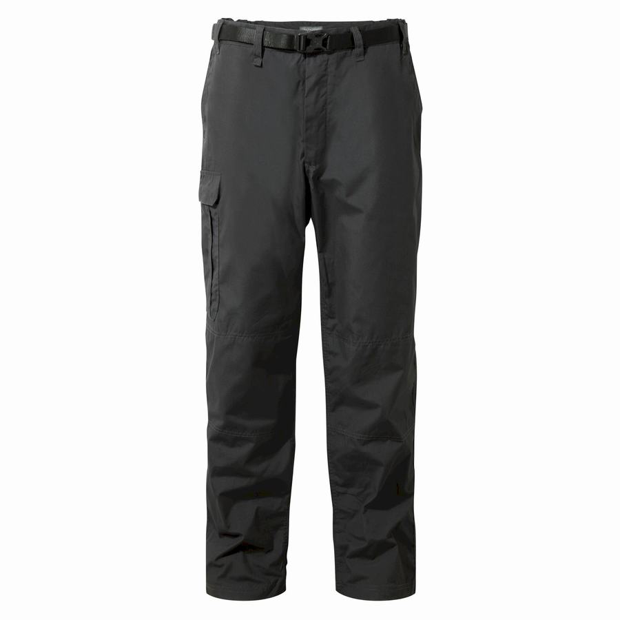 Craghoppers Kiwi Classic Men's Trousers Black | IQG7681JT