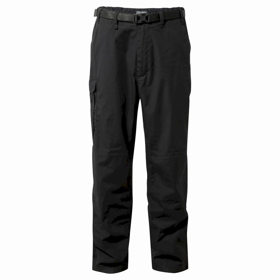 Craghoppers Kiwi Classic Men's Trousers Black | MAJ5428BX