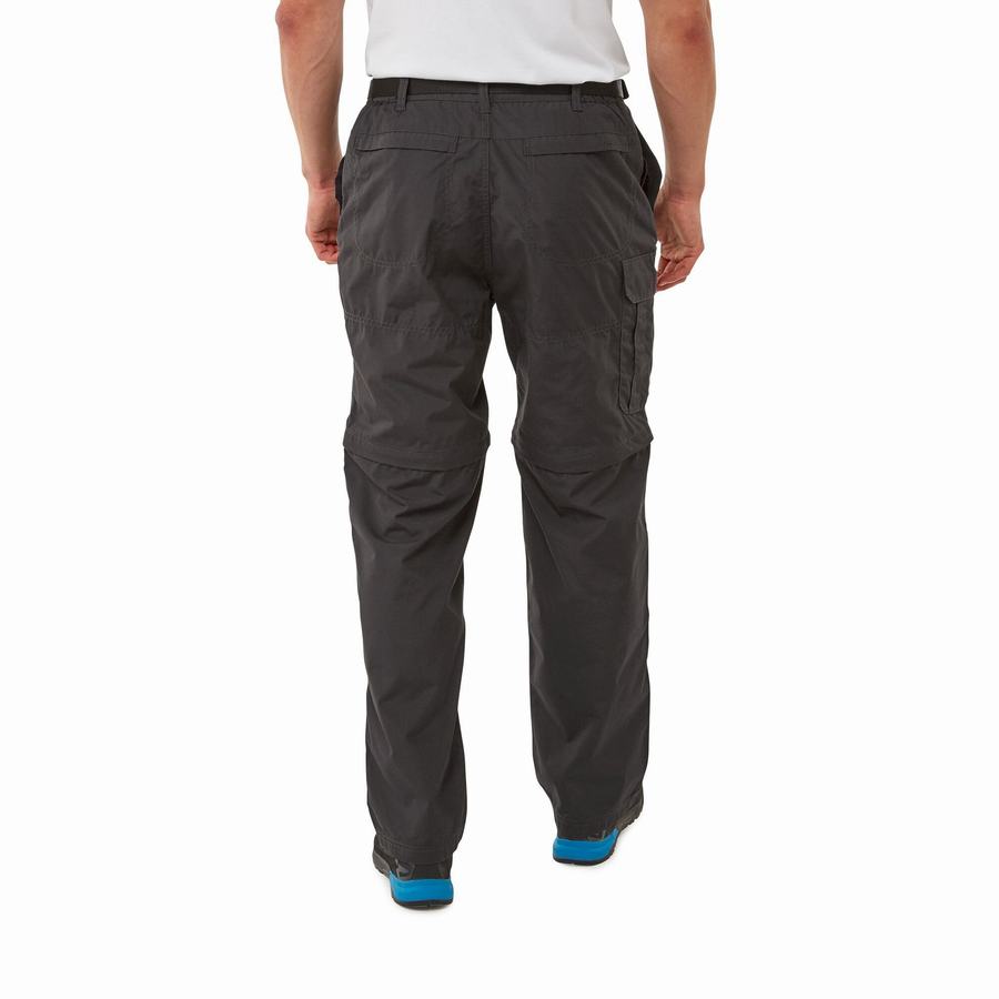 Craghoppers Kiwi Men's Trousers Black | MUR7679MC