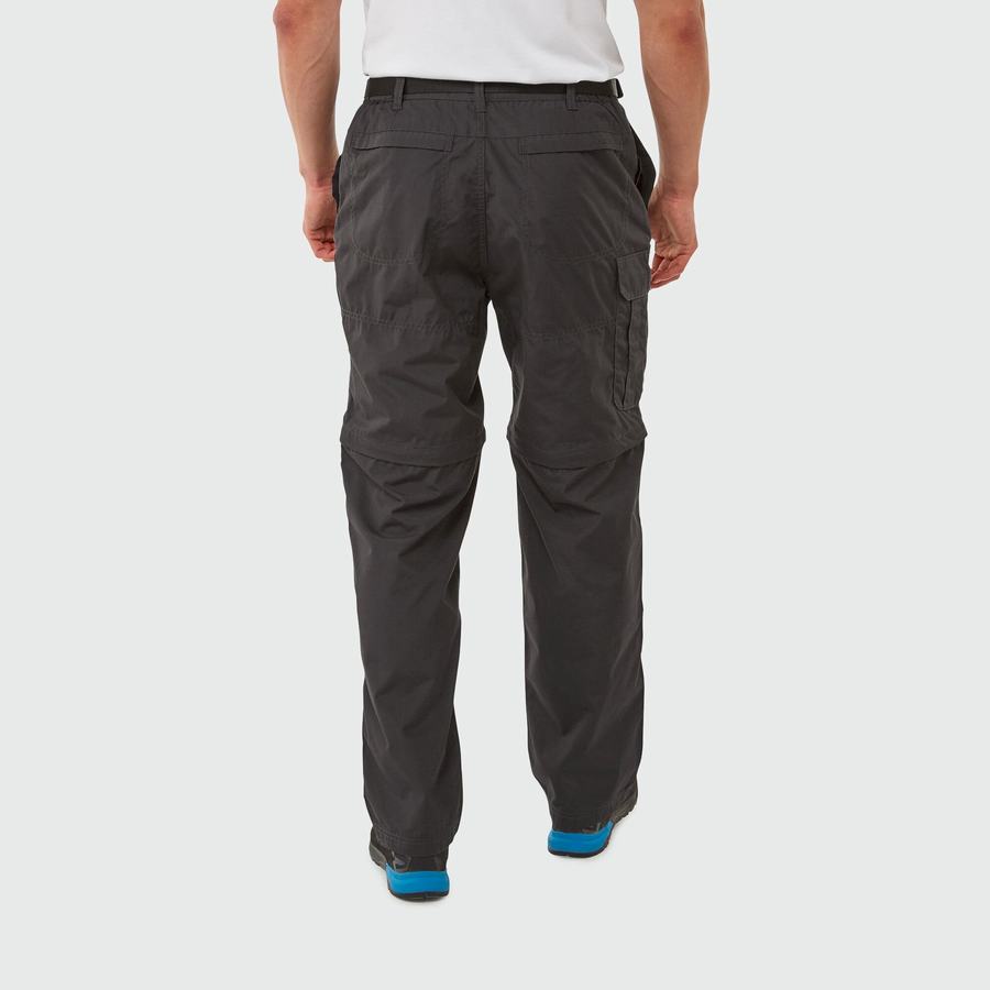 Craghoppers Kiwi Men's Trousers Black | SAW2929LB