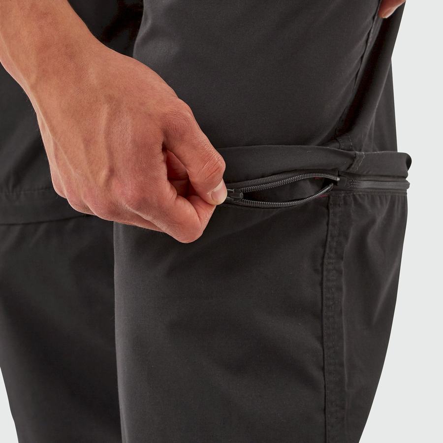 Craghoppers Kiwi Men's Trousers Black | SAW2929LB