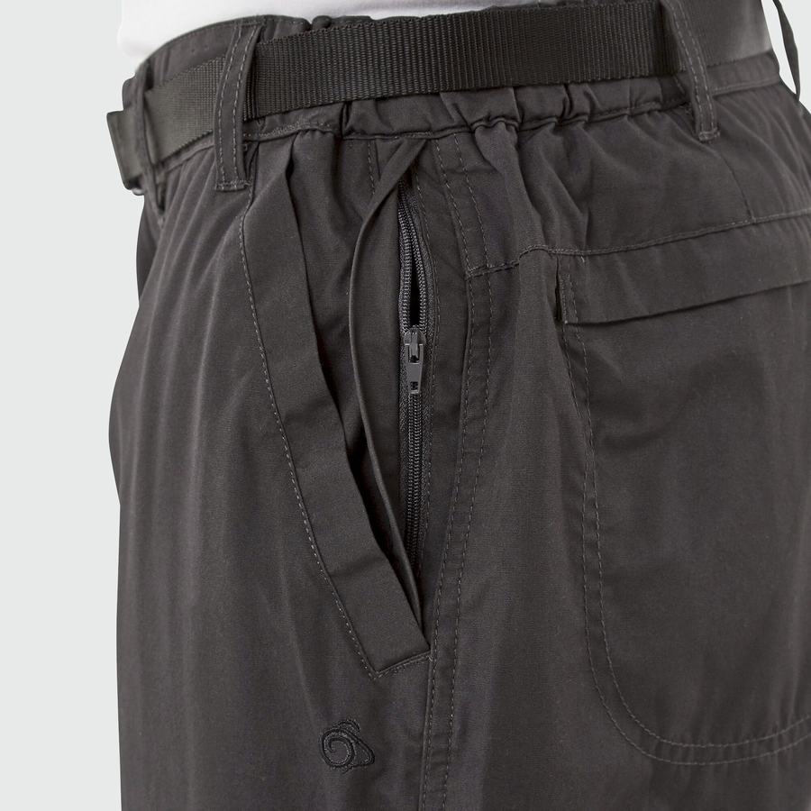 Craghoppers Kiwi Men's Trousers Black | SAW2929LB