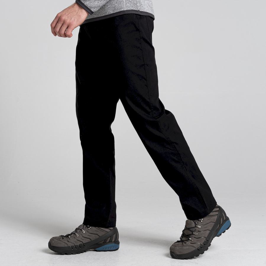 Craghoppers Kiwi Pro 5 Pocket Men's Trousers Black | EIK8717CP