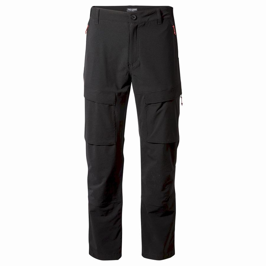 Craghoppers Kiwi Pro Expedition Men's Trousers Black | HYD1296OS