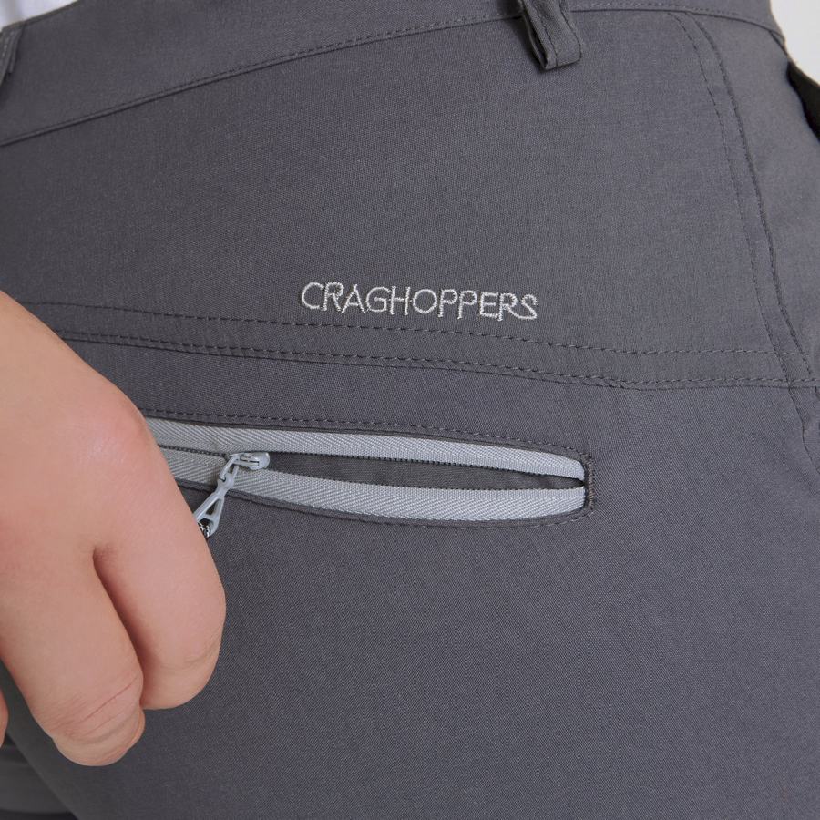 Craghoppers Kiwi Pro Expedition Women's Trousers Deep Grey | UAU766FL