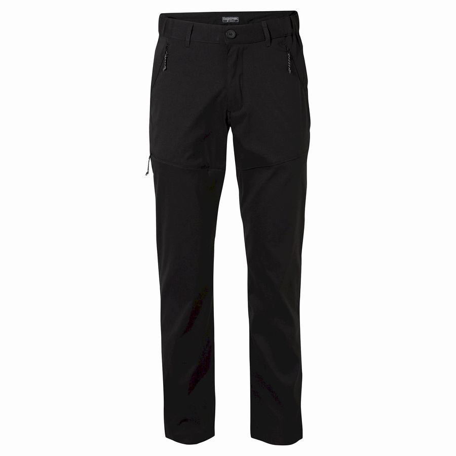 Craghoppers Kiwi Pro II Men's Trousers Black | TSM4945RZ