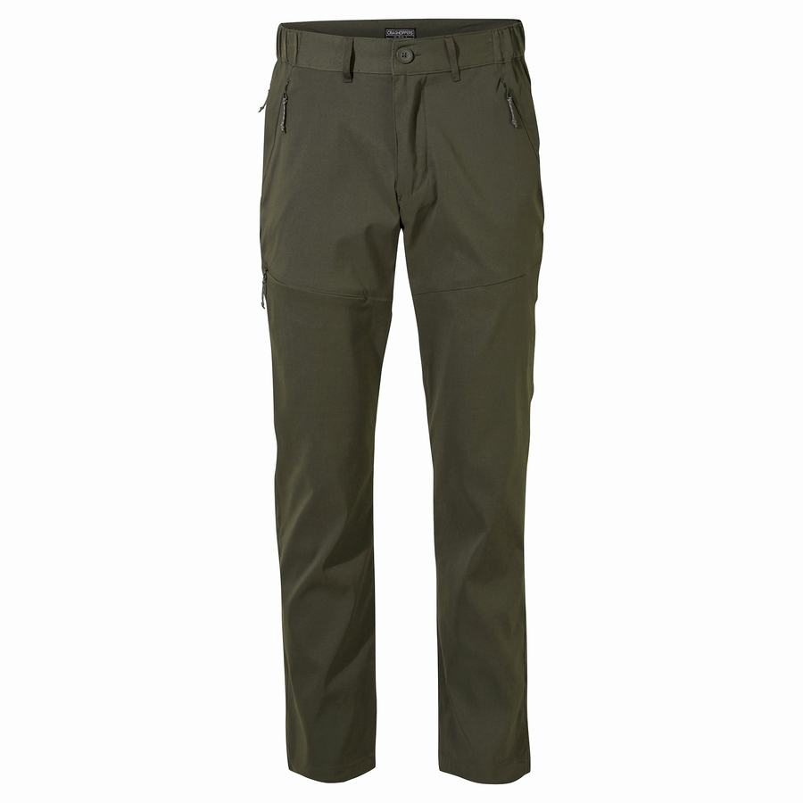 Craghoppers Kiwi Pro II Men's Trousers Dark Khaki | KPF4945LD