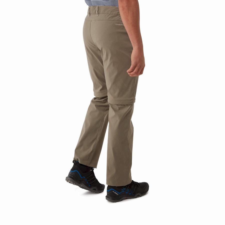 Craghoppers Kiwi Pro II Men's Trousers Khaki | AUX641BI