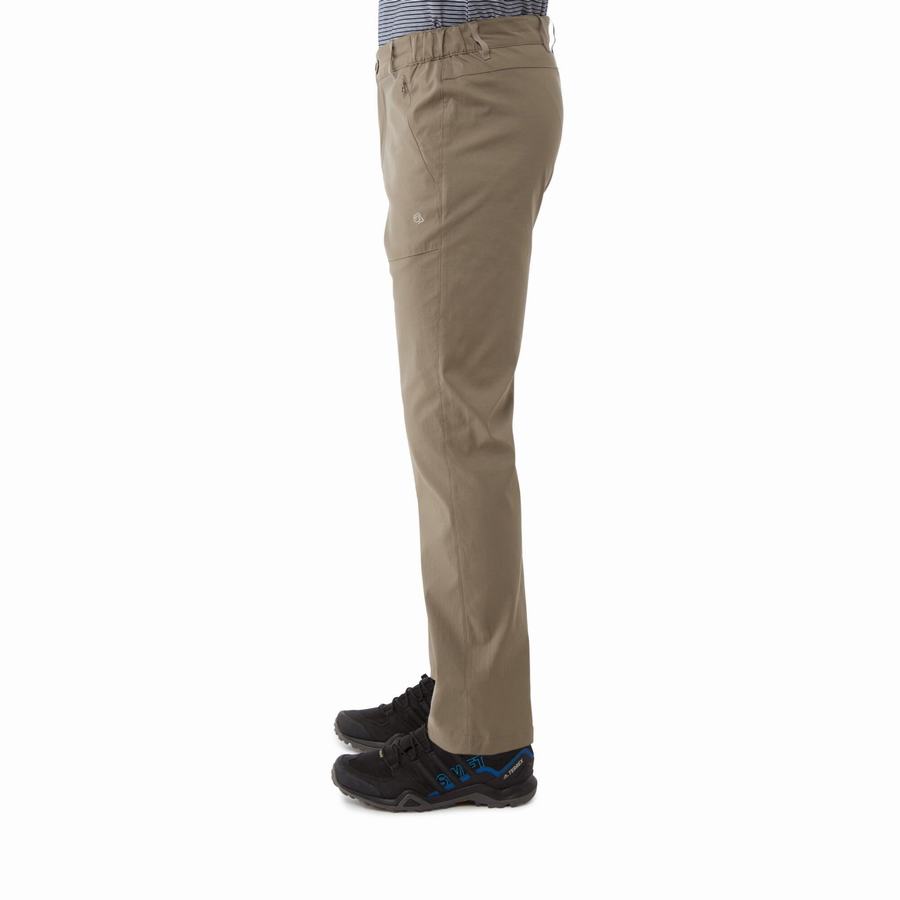 Craghoppers Kiwi Pro II Men's Trousers Khaki | YXT2143AX