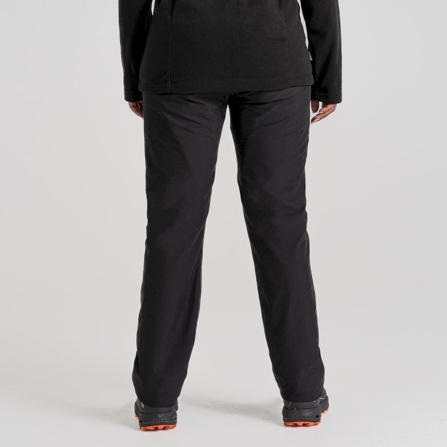 Craghoppers Kiwi Pro II Waterproof Women's Trousers Black | DIX2365SS