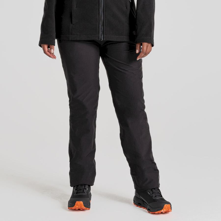 Craghoppers Kiwi Pro II Waterproof Women's Trousers Black | DIX2365SS