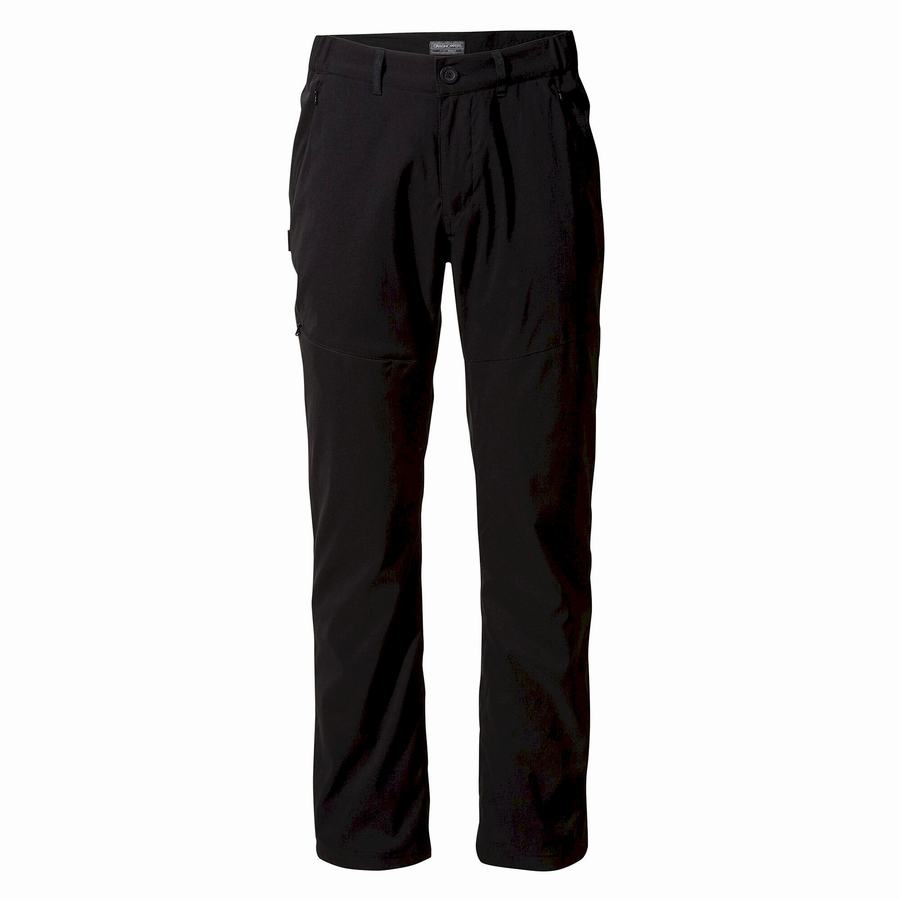 Craghoppers Kiwi Pro II Winter Lined Men's Trousers Black | WIF4121DM