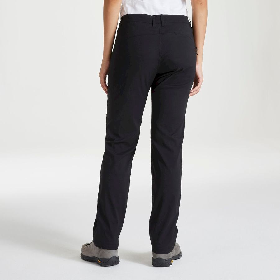 Craghoppers Kiwi Pro II Winter Lined Women's Trousers Black | MHM9711VQ