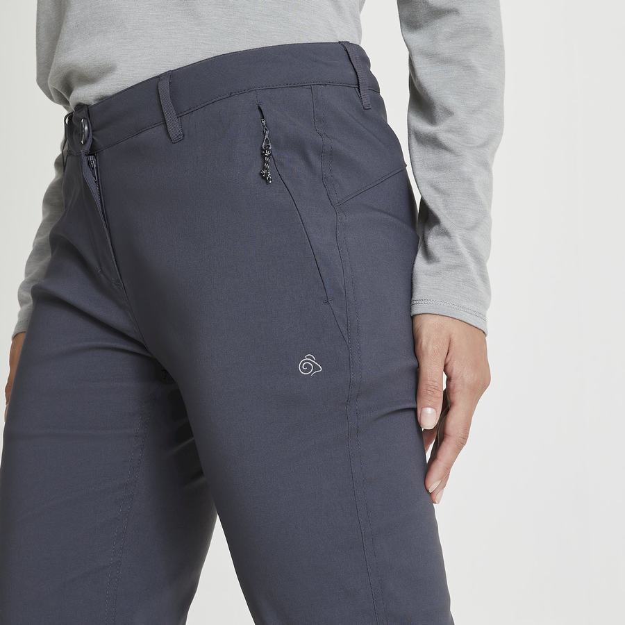 Craghoppers Kiwi Pro II Winter Lined Women's Trousers Deep Grey | PFA473US