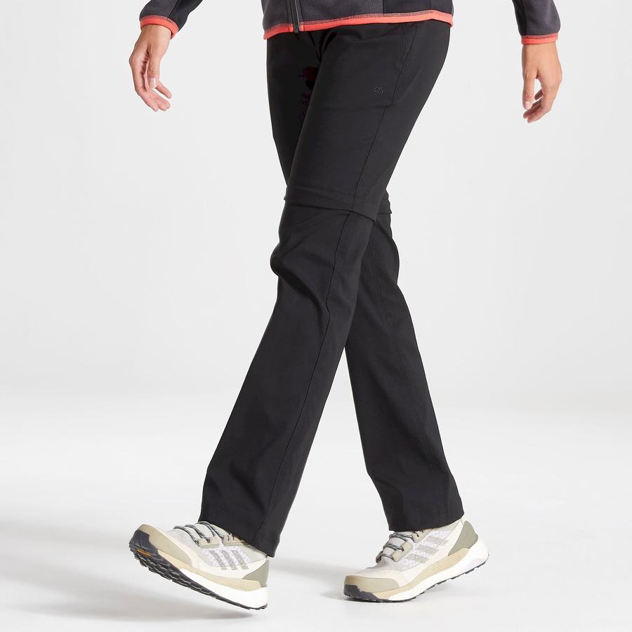 Craghoppers Kiwi Pro II Women's Trousers Black | FTB56IW