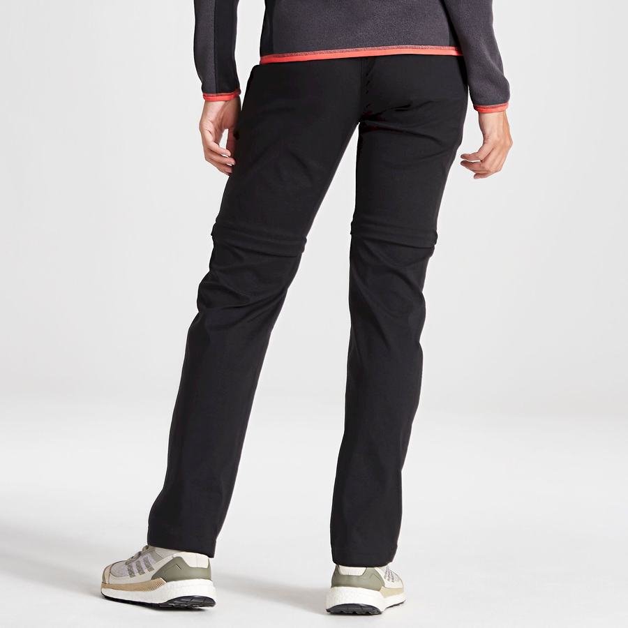 Craghoppers Kiwi Pro II Women's Trousers Black | FTB56IW