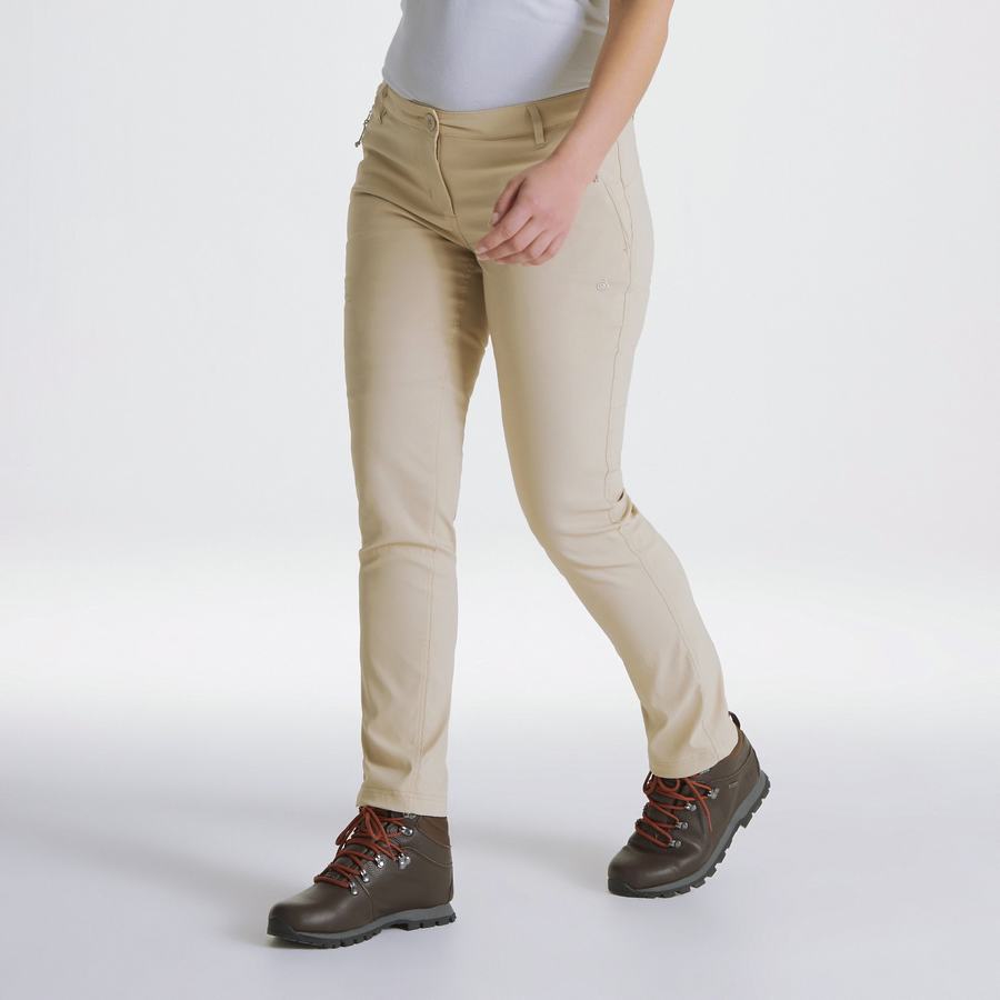 Craghoppers Kiwi Pro II Women's Trousers Brown | PYN8735KZ