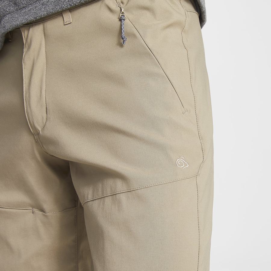 Craghoppers Kiwi Pro Men's Shorts Khaki | AFM7676ZH