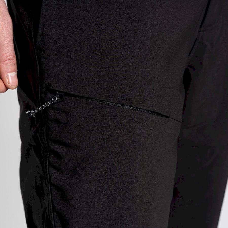 Craghoppers Kiwi Pro Softshell Men's Trousers Black | MUY2277BJ