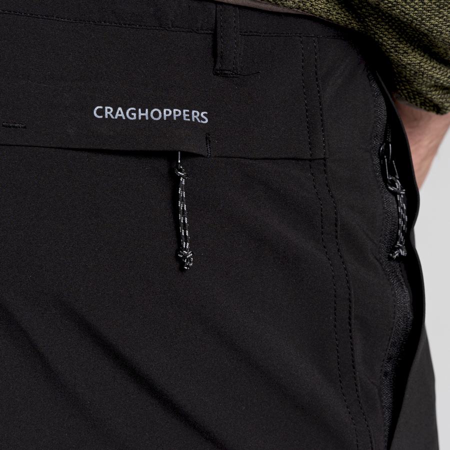 Craghoppers Kiwi Pro Softshell Men's Trousers Black | MUY2277BJ