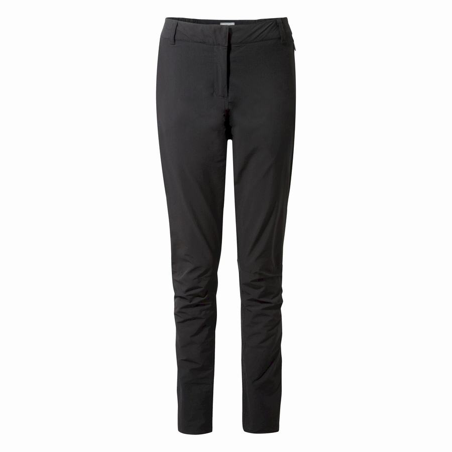 Craghoppers Kiwi Pro Waterproof Women's Trousers Black | FEP8778QA