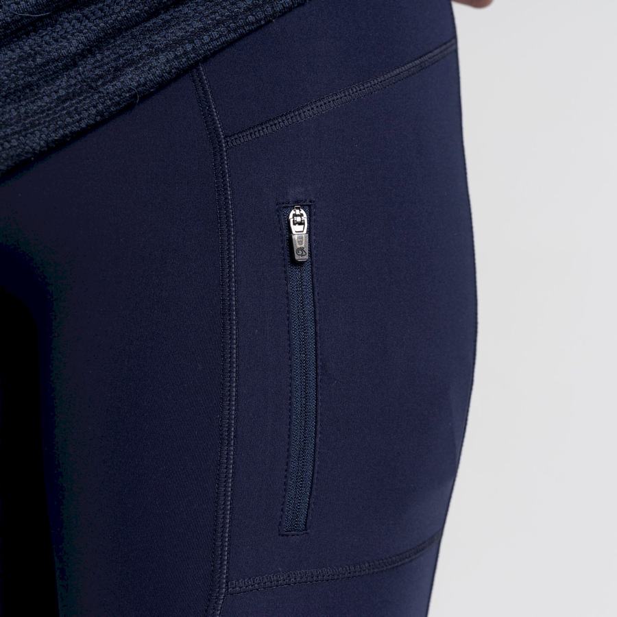 Craghoppers Kiwi Pro Women's Leggings Blue Navy | DQA6163CY