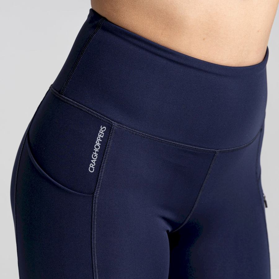 Craghoppers Kiwi Pro Women's Leggings Blue Navy | DQA6163CY