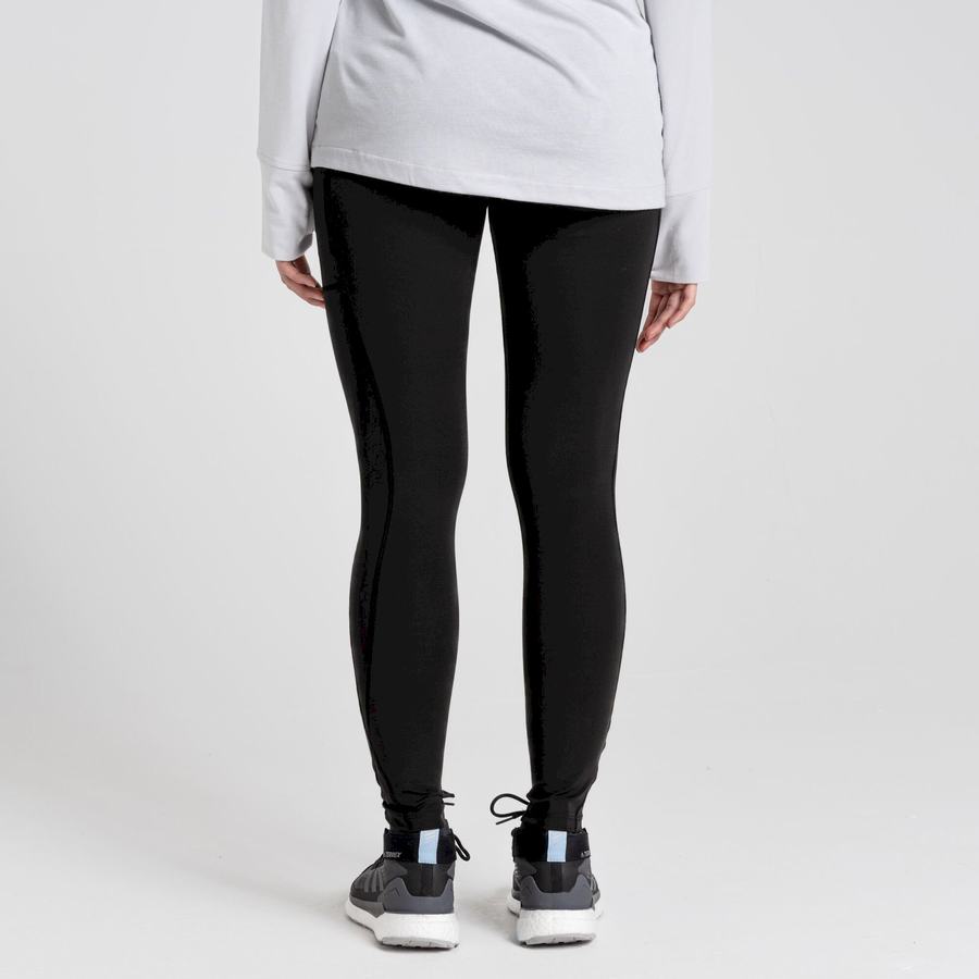 Craghoppers Kiwi Pro Women's Leggings Black | WQT4950HB