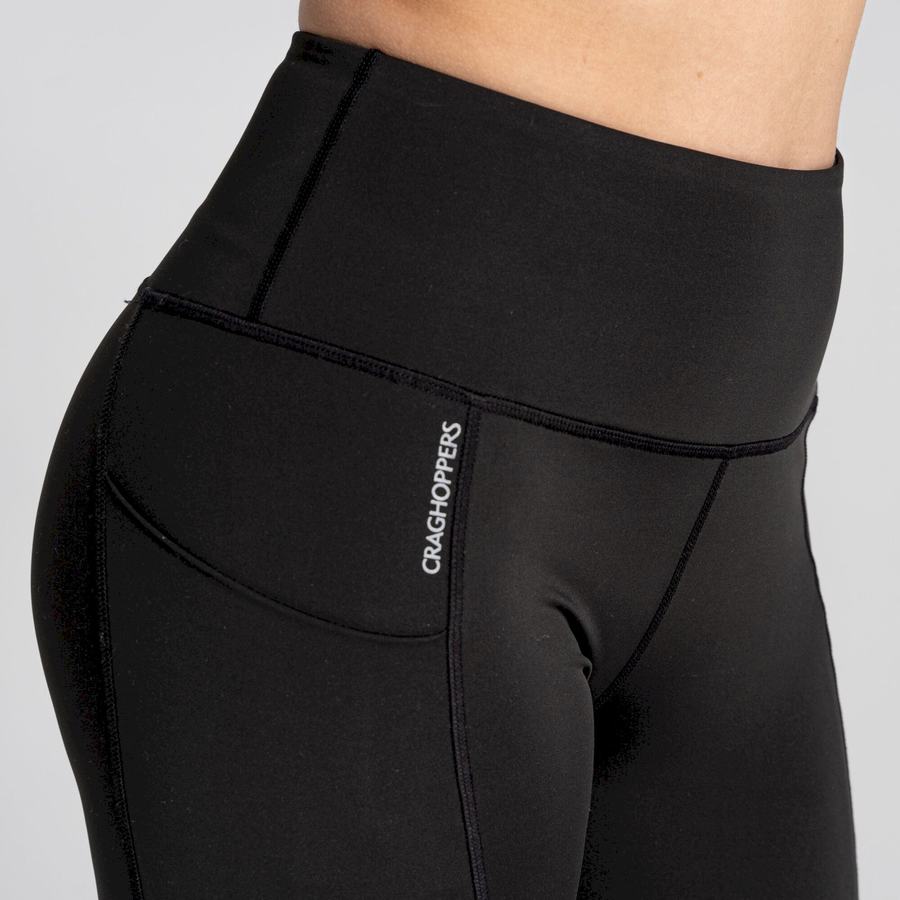 Craghoppers Kiwi Pro Women's Leggings Black | WQT4950HB