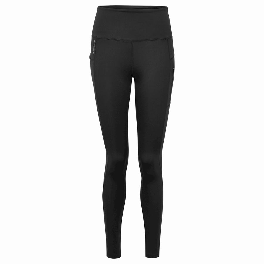 Craghoppers Kiwi Pro Women's Leggings Black | WQT4950HB