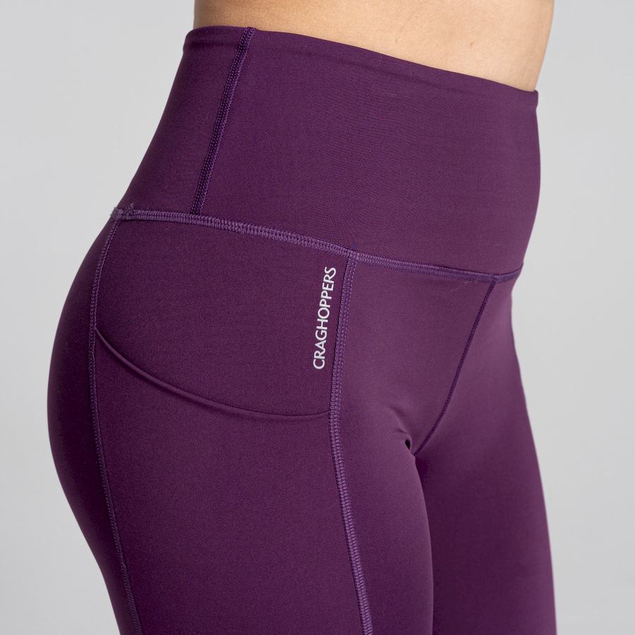 Craghoppers Kiwi Pro Women's Leggings Purple | CXT401EL