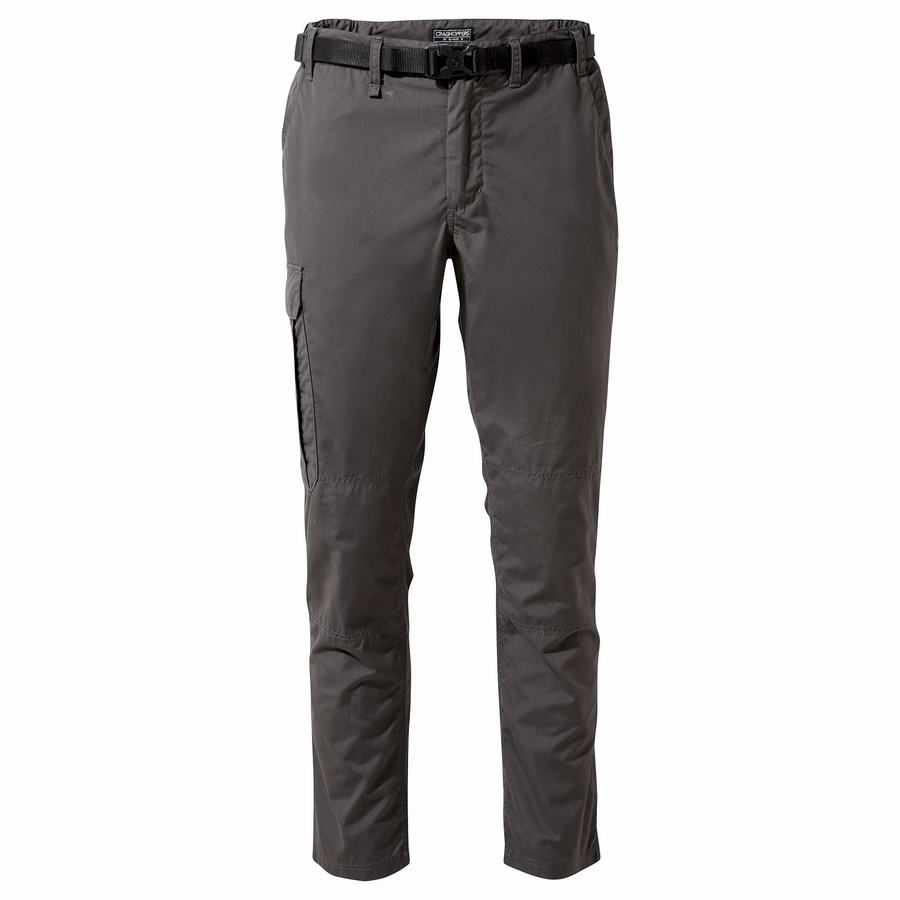 Craghoppers Kiwi Slim Men\'s Trousers Grey | NJR1337VN