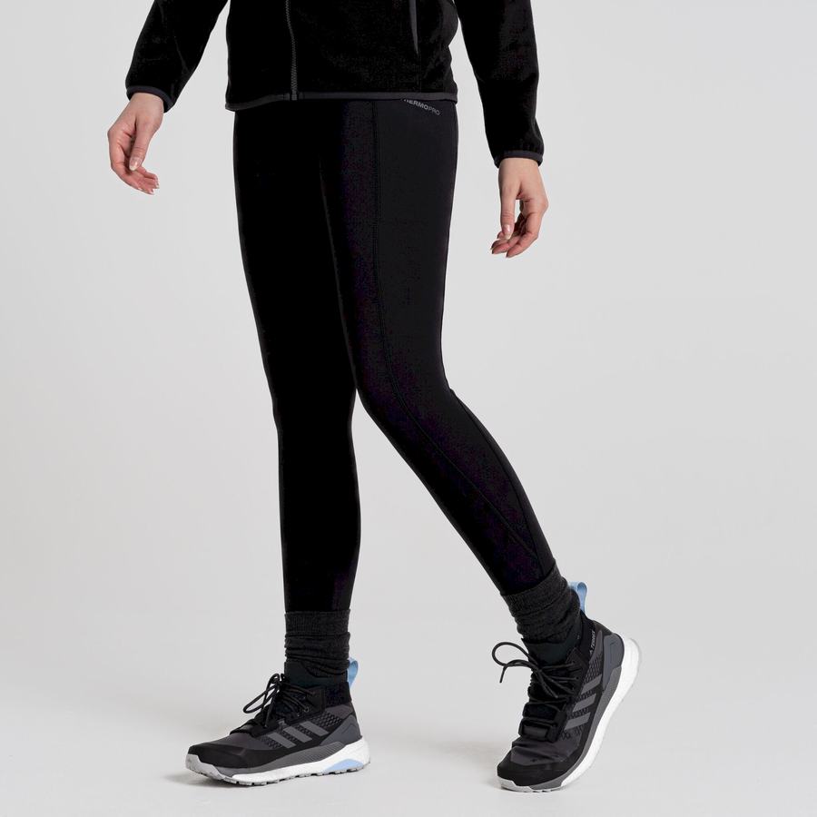 Craghoppers Kiwi Thermal Women's Leggings Black | ONM2170KN