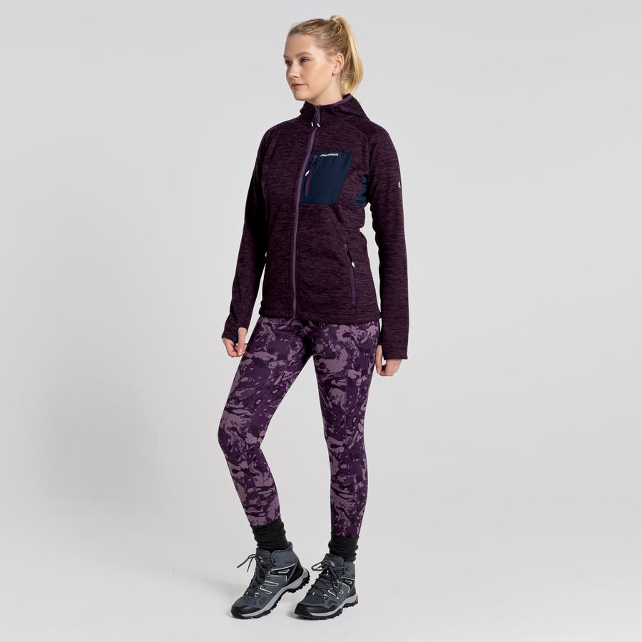 Craghoppers Kiwi Thermal Women's Leggings Purple | TIK3114JQ