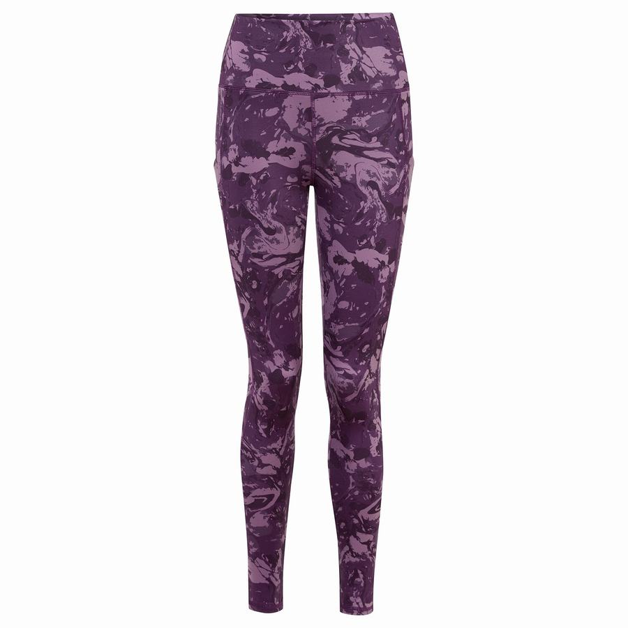 Craghoppers Kiwi Thermal Women's Leggings Purple | TIK3114JQ